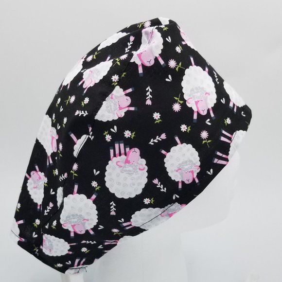 White Sheep Farm Animal Surgical Scrub Cap - Picture 4 of 5